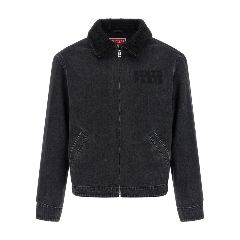 Kenzo Men Kenzo Happy Tiger Denim Jacket